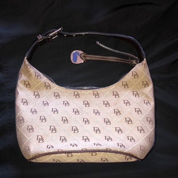 Dooney & Bourke Signature monogram DB shoulder bag - Picture 6 of 11